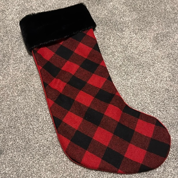 Plaid Christmas Stocking - Picture 1 of 8